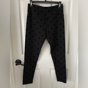 Suave Flocked Leggings, Size PM